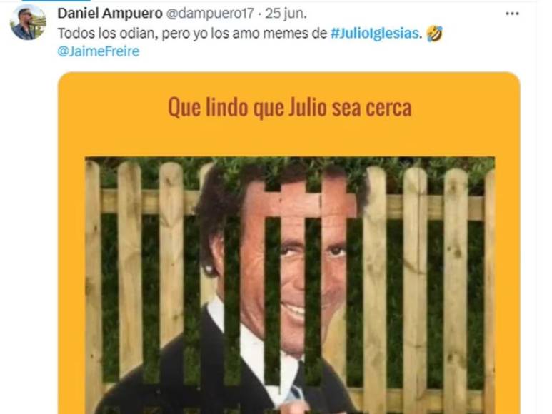 Los memes más graciosos de Julio Iglesias por la llegada del séptimo mes de 2023