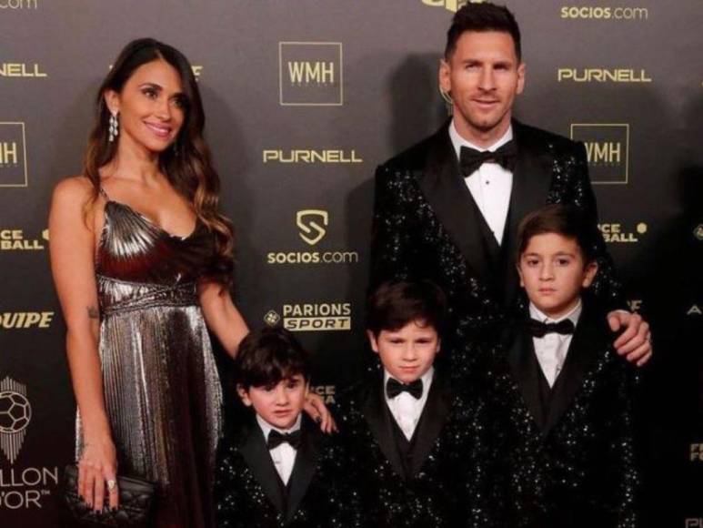 Antonela Roccuzzo y sus tres hijos, el apoyo e inspiración de Messi en la semifinal del Mundial de Qatar 2022