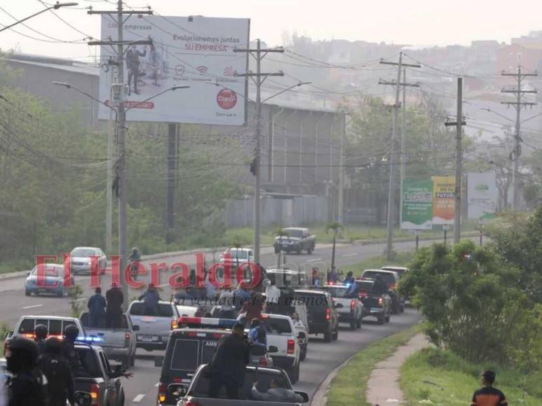 Por aire y tierra: así fue el traslado de ‘El Tigre’ Bonilla hacia la Base Hernán Acosta Mejía