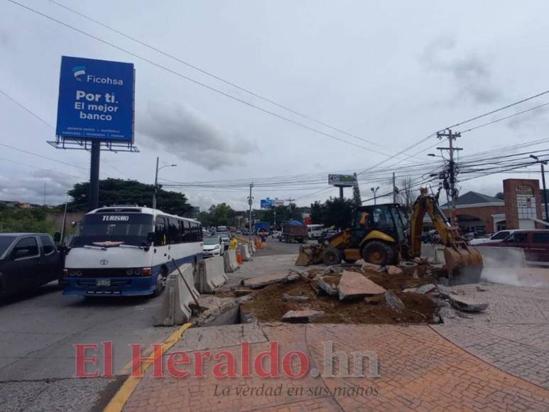 ¿Por qué se destruyó la rotonda de Loarque, en la salida al sur de la capital?