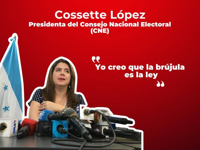 Las frases de Cossette López tras asumir presidencia del CNE