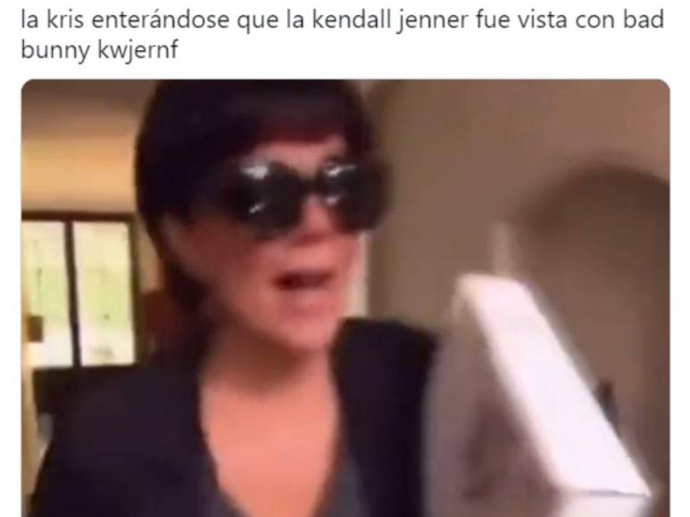 Los memes por el supuesto romance de Bad Bunny y Kendall Jenner