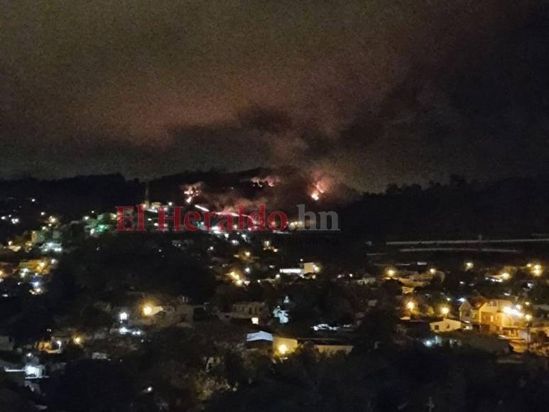 Las imágenes del pavoroso incendio que no ha podido sofocarse en Santa Lucía