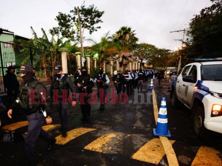 El ambiente que reinó en Palmeras de San Ignacio, el búnker del expresidente Juan Orlando Hernández (FOTOS)