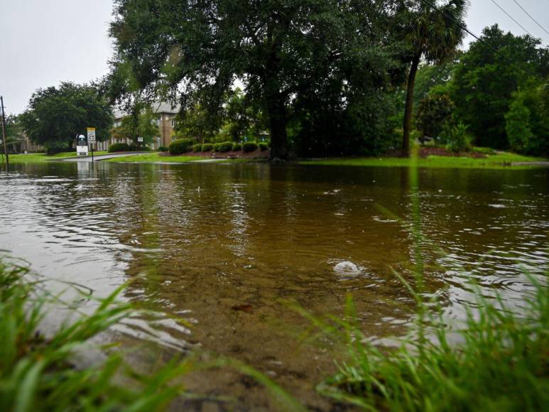 Imágenes del paso de la tormenta tropical Debby en el sureste de EUA