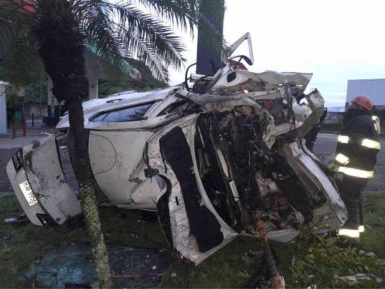 André Lobo, el presunto conductor del vehículo en accidente del anillo periférico