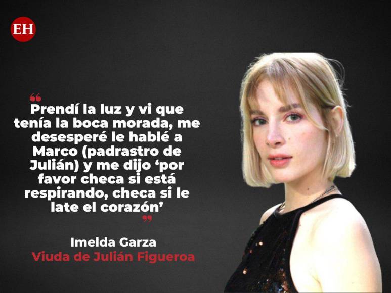 Dolorosas frases de la viuda de Julián Figueroa al contar cómo lo halló muerto