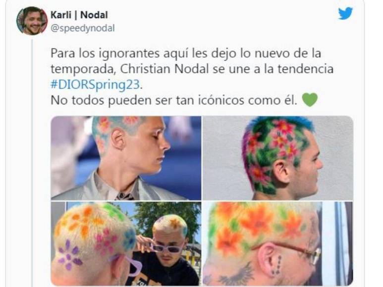 Los memes más divertidos por el cambio de look de Christian Nodal