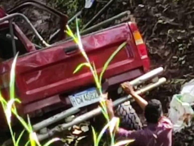 Padre y sus dos hijos fueron las tres víctimas de mortal accidente en Lempira