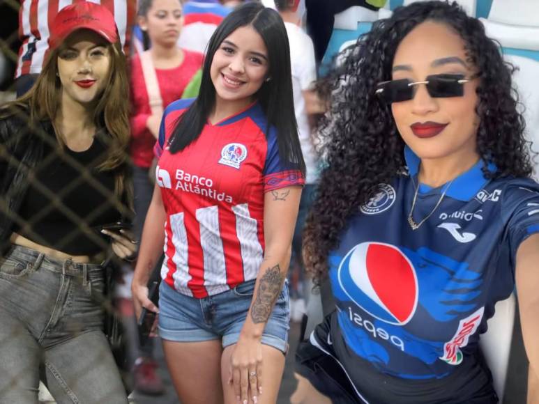 ¿Quién es la colocha? Las lindas chicas de la final Olimpia-Motagua