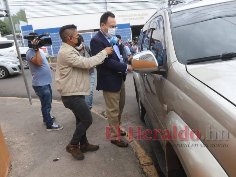 Bográn a la cárcel, Moraes a su casa: Así fue la salida del tribunal tras sentencia por caso de hospitales móviles(Fotos)