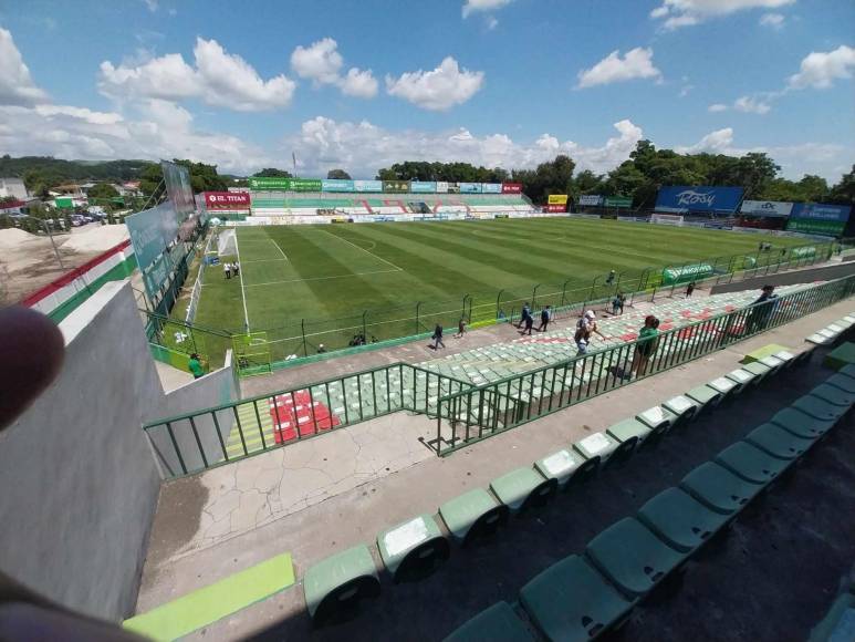 Así quedó la cancha del estadio Yankel Rosenthal tras mejoras ¡100% natural!