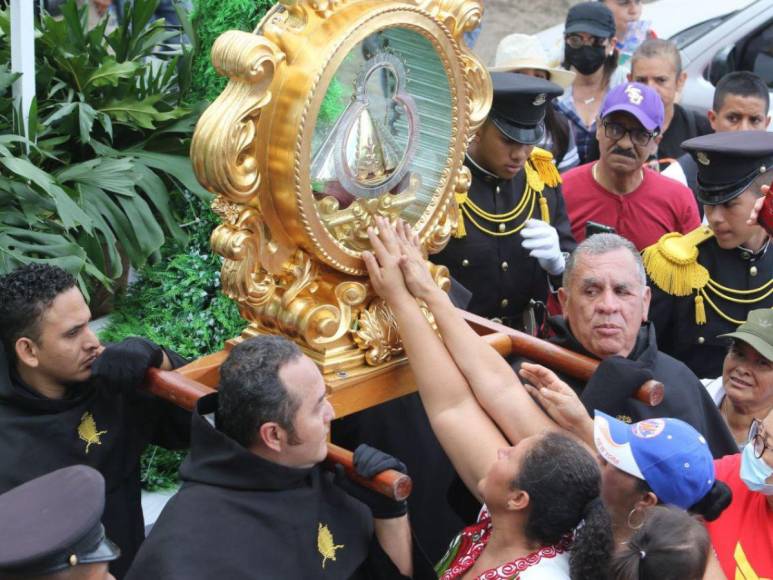 Aniversario 277: comienza celebración con llegada de Virgen de Suyapa a Basílica