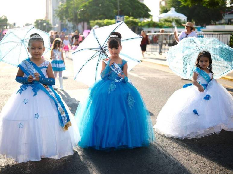 Las mejores imágenes de los desfiles de educación prebásica en la zona norte de Honduras