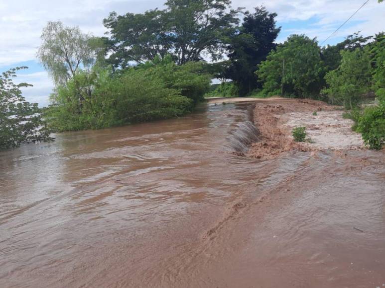 Alerta roja y cientos de familias evacuadas: los efectos de la crecida del Río Ulúa