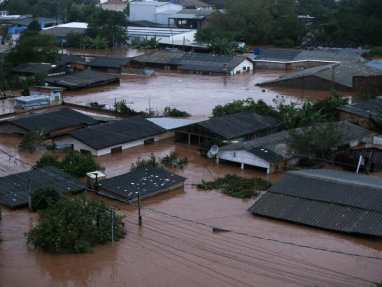 Brasil bajo el agua: ciudades desaparecen por inundaciones tras fuertes lluvias