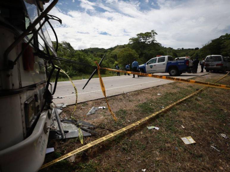 Lo que se sabe del accidente que causó la muerte al conductor de un microbús en Sabanagrande