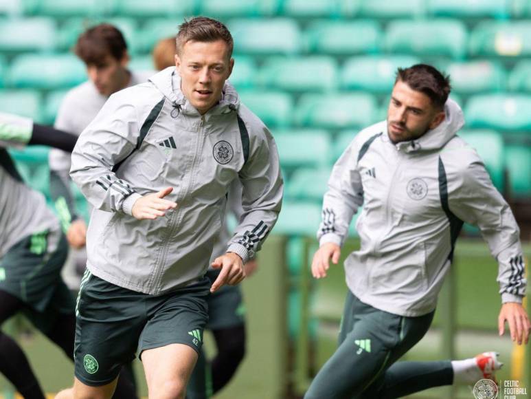 Sonriente y emocionado por jugar: así entrenó Luis Palma con el Celtic previo a su debut en Champions