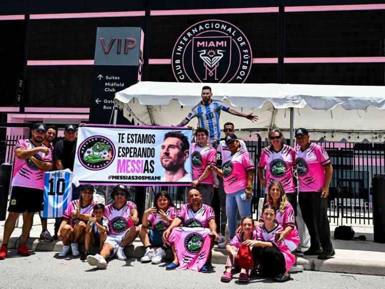 Así celebran la llegada de Lionel Messi al Inter Miami