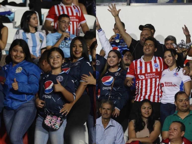 Aficionados le ponen ambiente al clásico Motagua - Olimpia en el Estadio Nacional