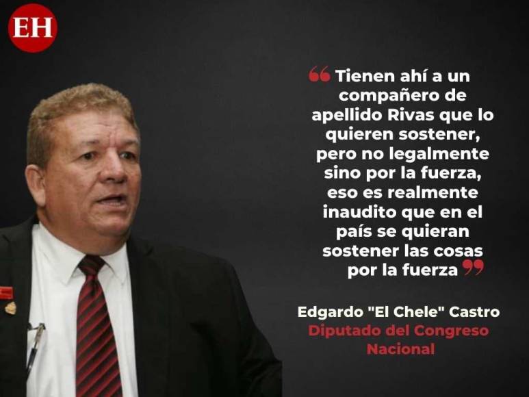 Diputado Edgardo Castro critica situación en el Congreso Nacional y actuar de Libre