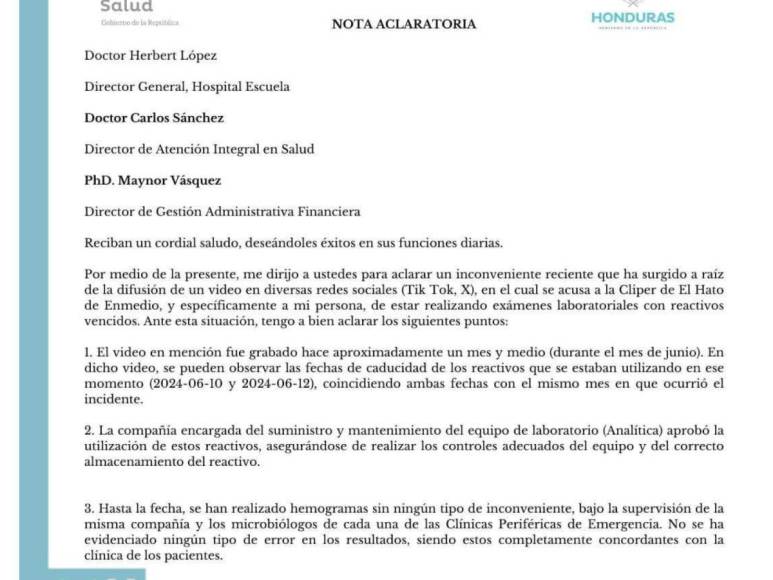 Por casi un mes y en alrededor de 1,200 pruebas, Salud utilizó reactivos vencidos