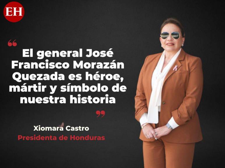 Incluir Cátedra Morazánica en los centros educativos: frases de Xiomara Castro en el Día del Soldado