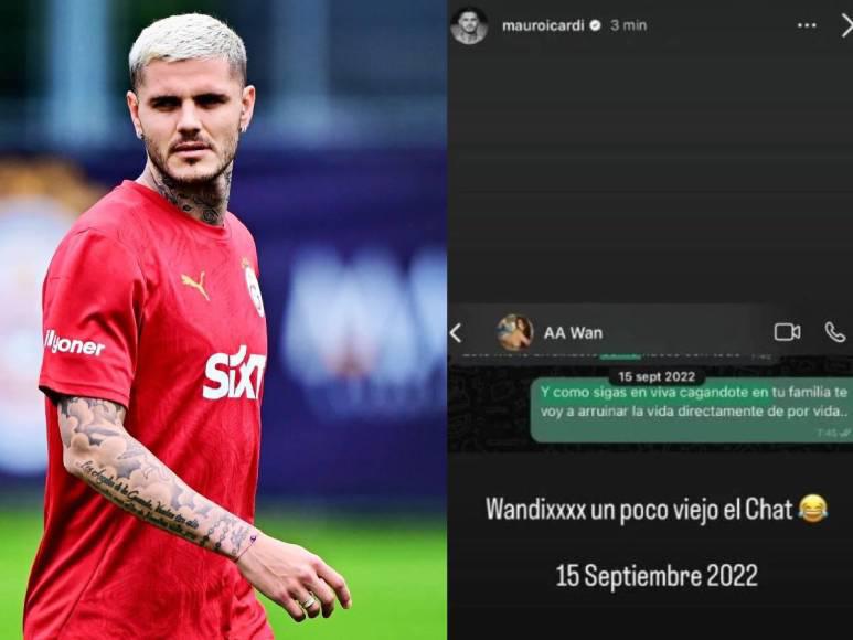 ¿Por qué Mauro Icardi expuso a Wanda Nara revelando chats privados?