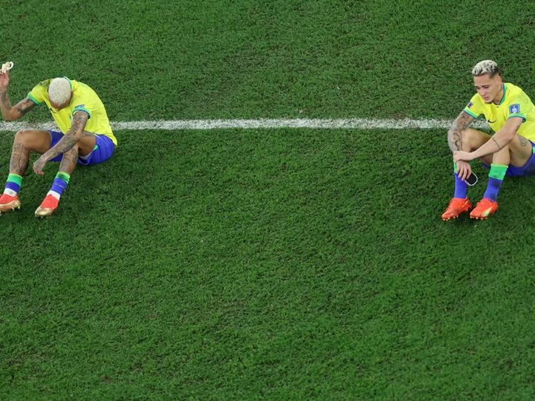 El dolor de Neymar tras la derrota de Brasil ante Croacia