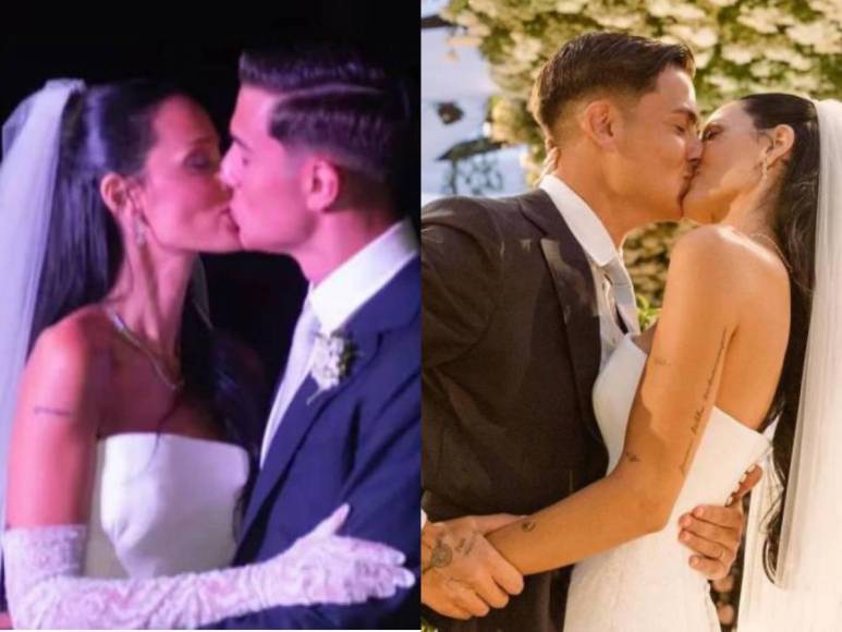 Paulo Dybala y Oriana Sabatini; primeras imágenes de la boda ¡Messi le quedó mal!