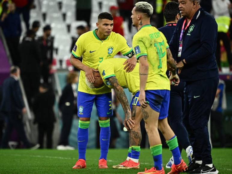 El dolor de Neymar tras la derrota de Brasil ante Croacia