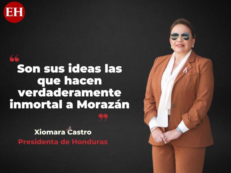 Incluir Cátedra Morazánica en los centros educativos: frases de Xiomara Castro en el Día del Soldado