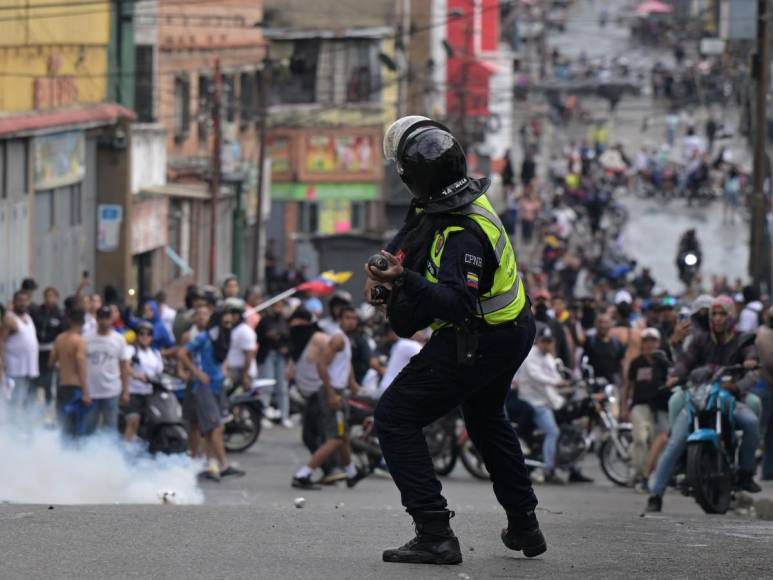 Las impactantes imágenes de las protestas en Venezuela tras reelección de Maduro