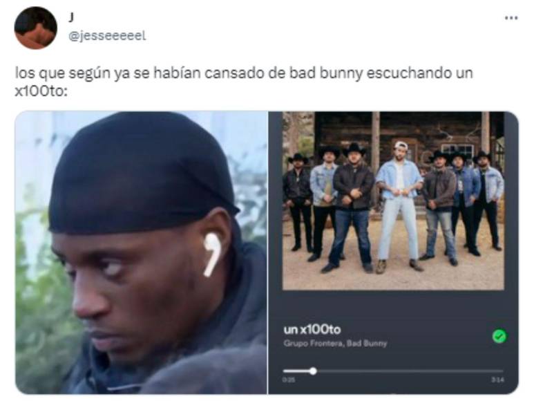 Bad Bunny y Grupo Frontera: los divertidos memes de su colaboración musical