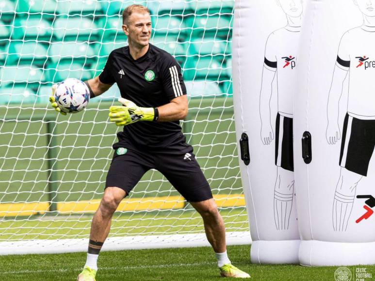 Sonriente y emocionado por jugar: así entrenó Luis Palma con el Celtic previo a su debut en Champions