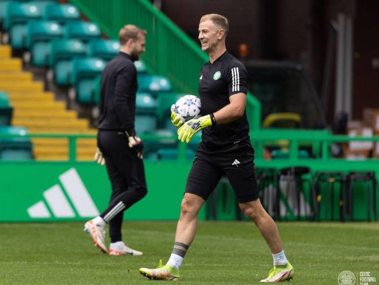 Sonriente y emocionado por jugar: así entrenó Luis Palma con el Celtic previo a su debut en Champions