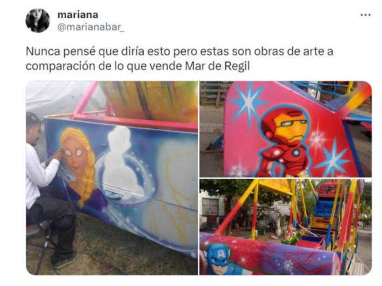 Los mejores memes que generaron las costosas pinturas de Mar de Regil