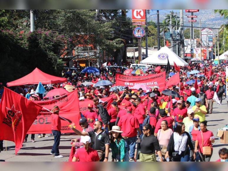 Con despliegue policial, música y cierre de calles festejan 2 años de gobierno de Libre