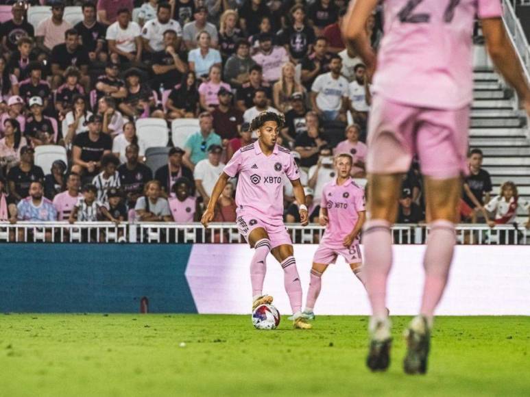 Promesa del Inter y sueña jugar con la H: así es David Ruiz, el hondureño compañero de Messi en Miami