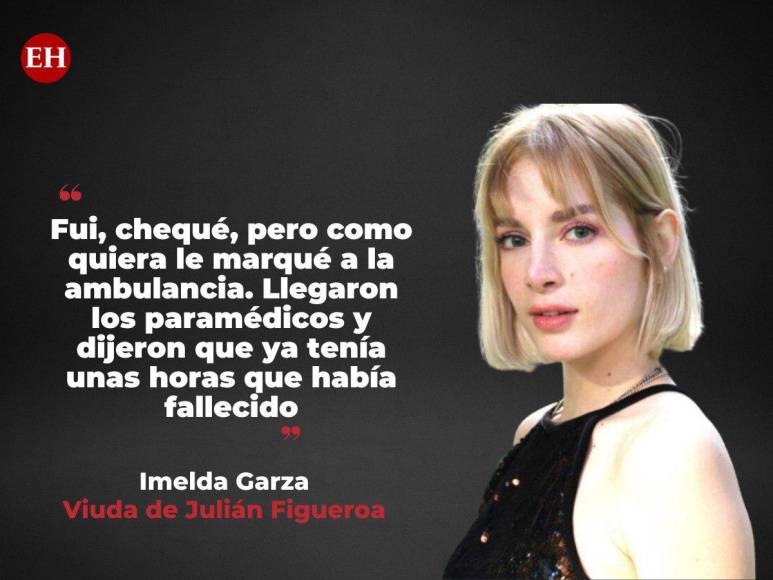 Dolorosas frases de la viuda de Julián Figueroa al contar cómo lo halló muerto