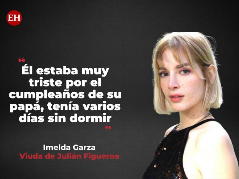 Dolorosas frases de la viuda de Julián Figueroa al contar cómo lo halló muerto