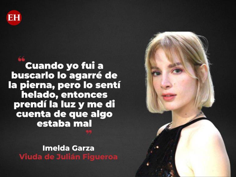 Dolorosas frases de la viuda de Julián Figueroa al contar cómo lo halló muerto