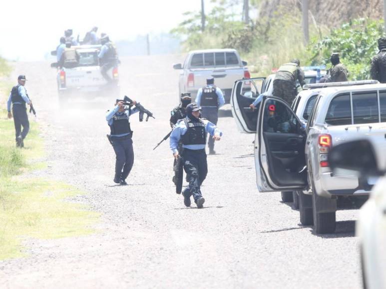 Ciudad España en alerta tras enfrentamiento armado entre pandilleros y la policía (FOTOS)