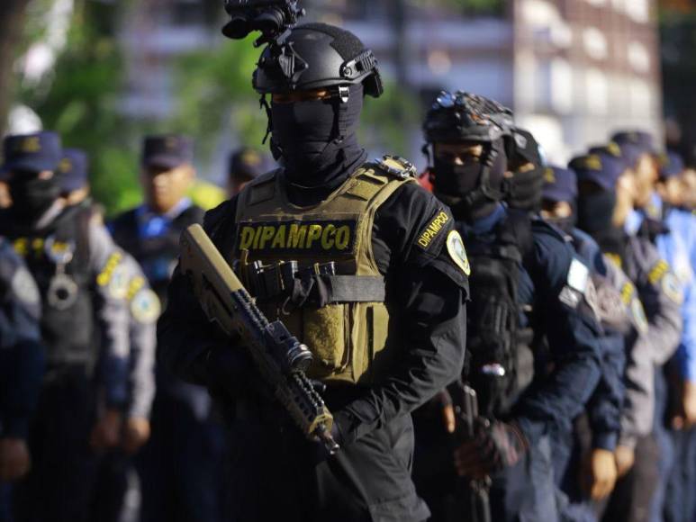 Así fue el desfile de policías y militares durante la celebración de la Independencia de Honduras