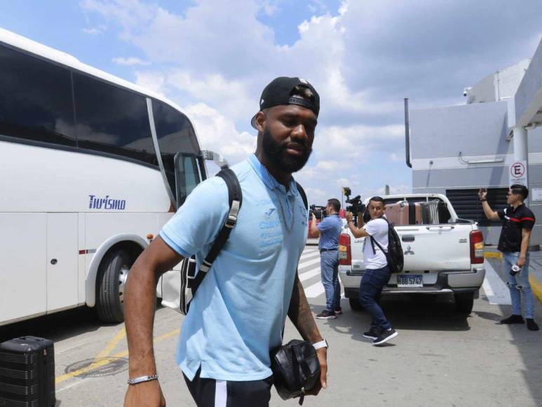 Así fue la salida de la Selección de Honduras hacia República Dominicana