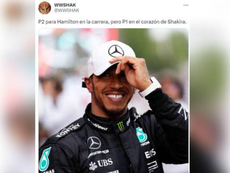 Shakira y Lewis Hamilton: ¿amor o coincidencia? Los memes de su posible romance