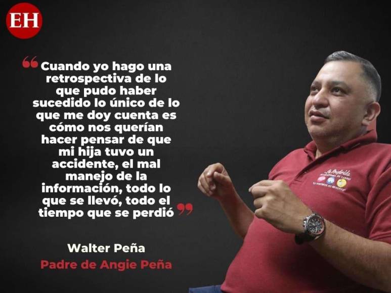 Las frases del padre de Angie Peña a ocho meses de que su hija desapareció en Roatán