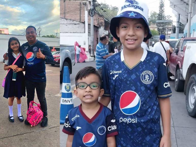 El caluroso ambiente para el Motagua vs Saprissa en Tegucigalpa