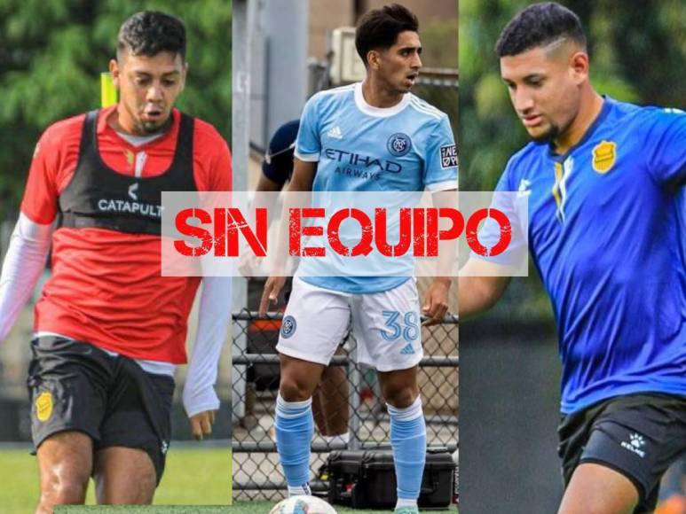 Futbolistas hondureños que se encuentran sin contrato