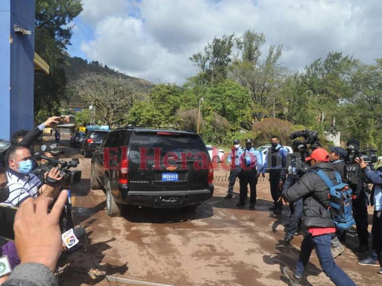 Las primeras imágenes de la captura de JOH, expresidente de Honduras